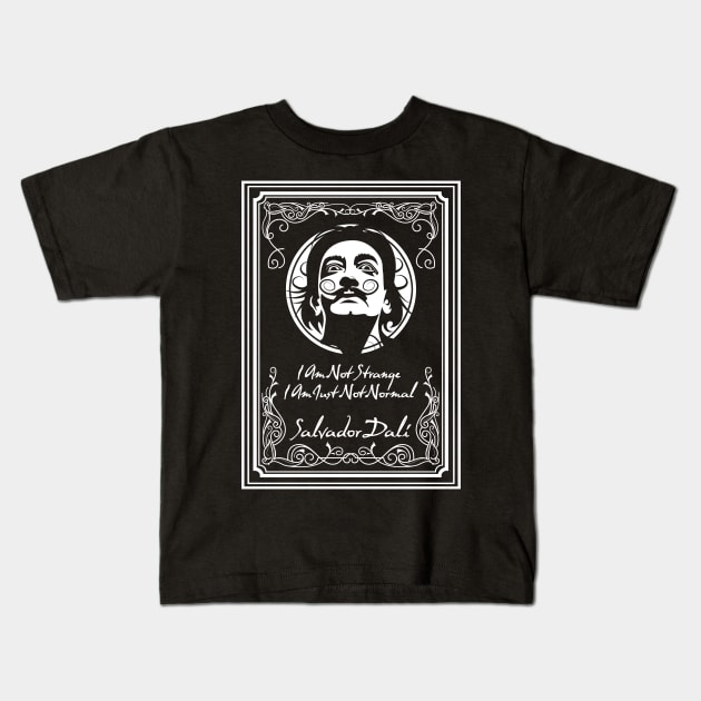 Salvador Dali Quote Design Kids T-Shirt by HellwoodOutfitters